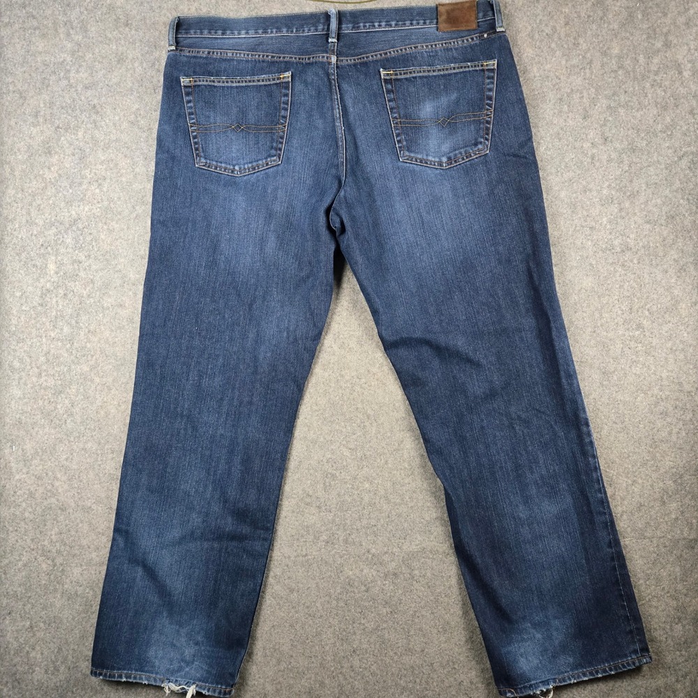 Lucky Brand 361 Vintage Straight Mens 42x32 Blue Denim Jeans Classic Workwear - Picture 6 of 13